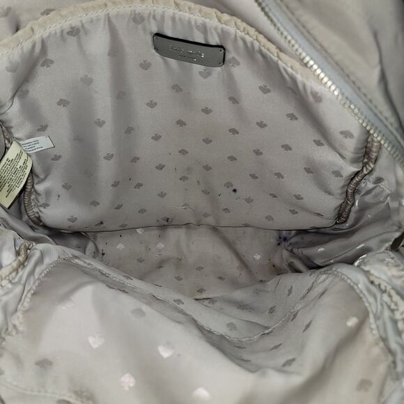 Kate Spade Lt Grey Purse Backpack Style w/ Adjustable Straps main image 5